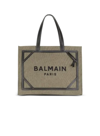 Sac fourre-tout en toile B-Army 42 avec détails en cuir Sac fourre-tout en toile B-Army 42 avec détails en cuir