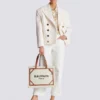 Sac fourre-tout en toile B-Army 42 avec détails en cuir Sac fourre-tout en toile B-Army 42 avec détails en cuir