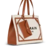 Sac fourre-tout en toile B-Army 42 avec détails en cuir Sac fourre-tout en toile B-Army 42 avec détails en cuir