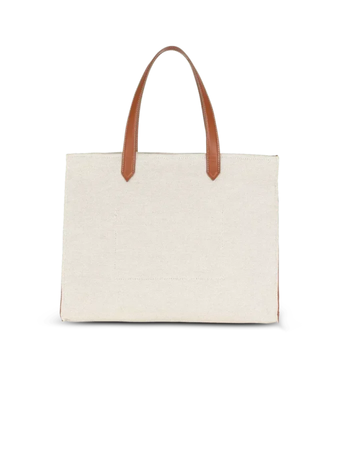 Sac fourre-tout en toile B-Army 42 avec détails en cuir Sac fourre-tout en toile B-Army 42 avec détails en cuir