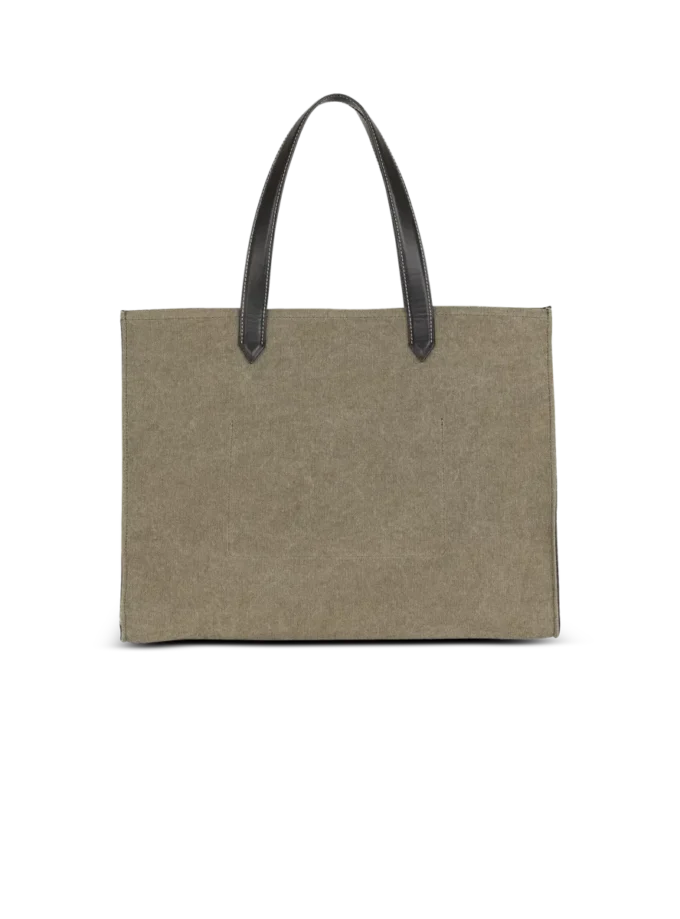 Sac fourre-tout en toile B-Army 42 avec détails en cuir Sac fourre-tout en toile B-Army 42 avec détails en cuir