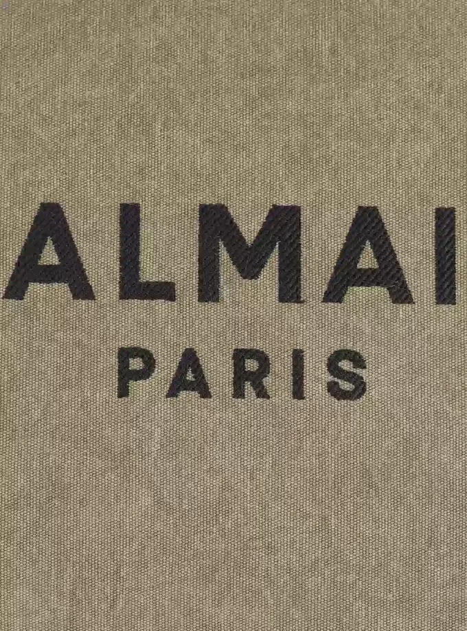 Sac fourre-tout en toile B-Army 42 avec détails en cuir Sac fourre-tout en toile B-Army 42 avec détails en cuir