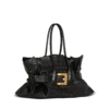 Sac XL Anthem en cuir de veau gaufré imprimé crocodile Sac XL Anthem en cuir de veau gaufré imprimé crocodile