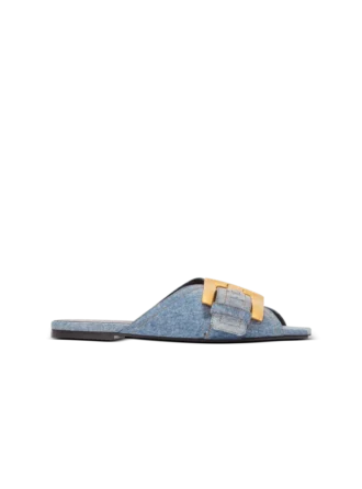 Sandales plates en denim Anthem