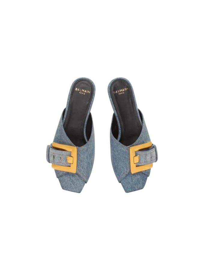 Sandales plates en denim Anthem Sandales plates en denim Anthem