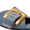 Sandales plates en denim Anthem Sandales plates en denim Anthem
