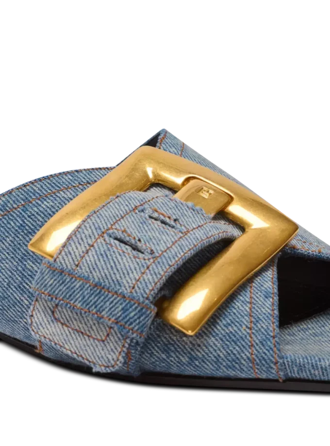 Sandales plates en denim Anthem Sandales plates en denim Anthem