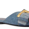 Sandales plates en denim Anthem Sandales plates en denim Anthem