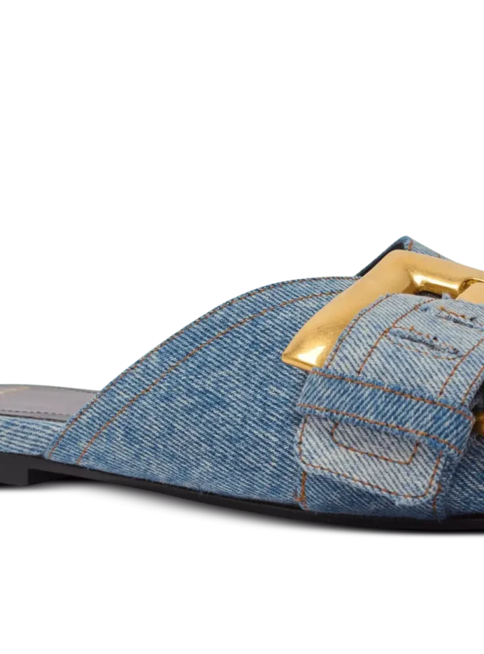Sandales plates en denim Anthem Sandales plates en denim Anthem