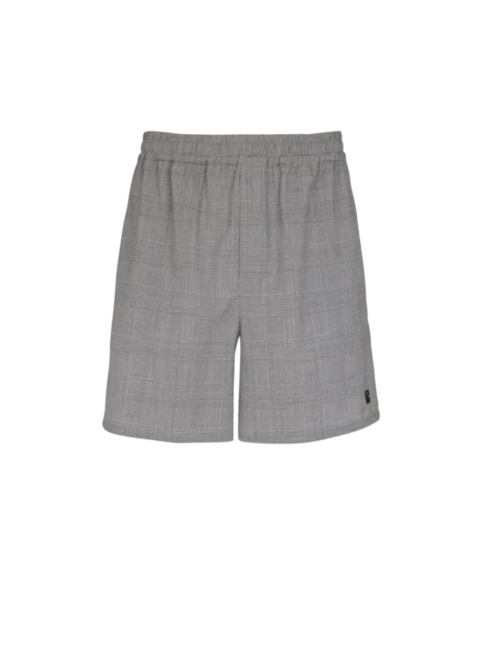 Short ample en satin Prince de Galles Short ample en satin Prince de Galles