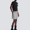 Short ample en satin Prince de Galles Short ample en satin Prince de Galles