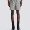 Short ample en satin Prince de Galles Short ample en satin Prince de Galles