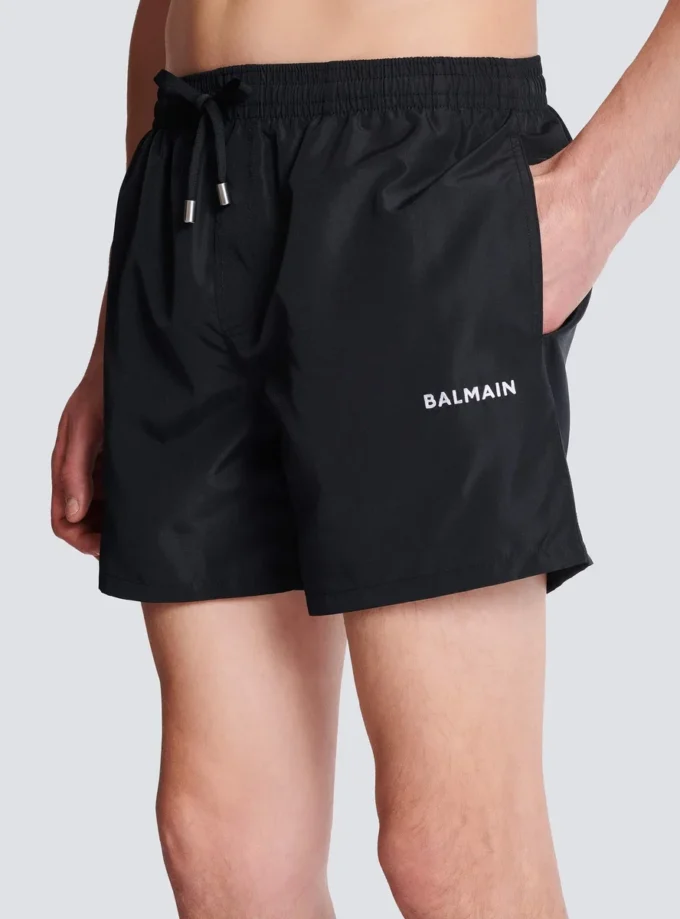Short de bain avec logo Balmain Short de bain avec logo Balmain