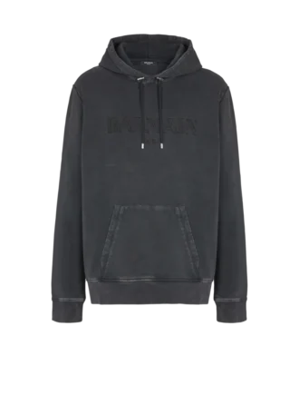 Sweat à capuche brodé vintage Balmain Sweat à capuche brodé vintage Balmain