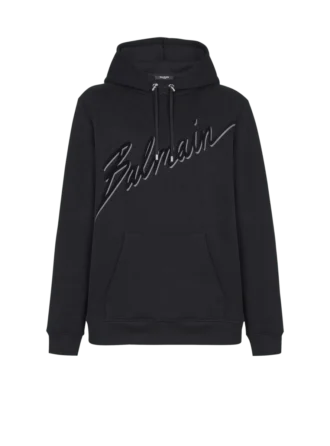 Sweat à capuche floqué Balmain Letter Sweat à capuche floqué Balmain Letter