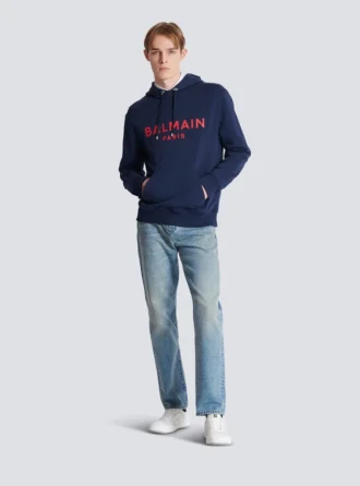 Sweat à capuche imprimé Balmain Paris Sweat à capuche imprimé Balmain Paris