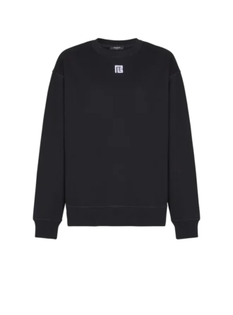 Sweat-shirt en coton avec broderie PB Sweat-shirt en coton avec broderie PB