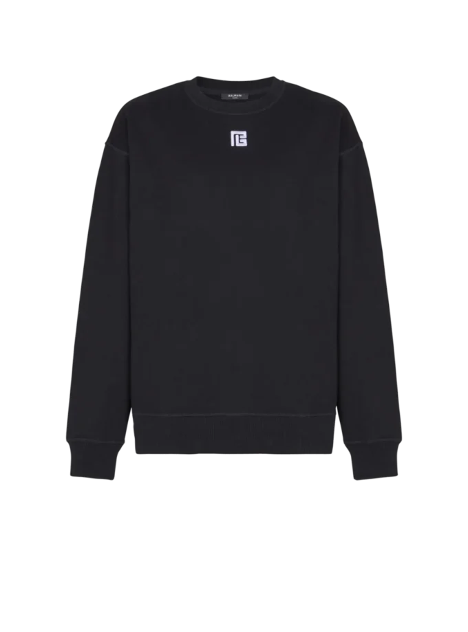 Sweat-shirt en coton avec broderie PB Sweat-shirt en coton avec broderie PB