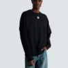 Sweat-shirt en coton avec broderie PB Sweat-shirt en coton avec broderie PB