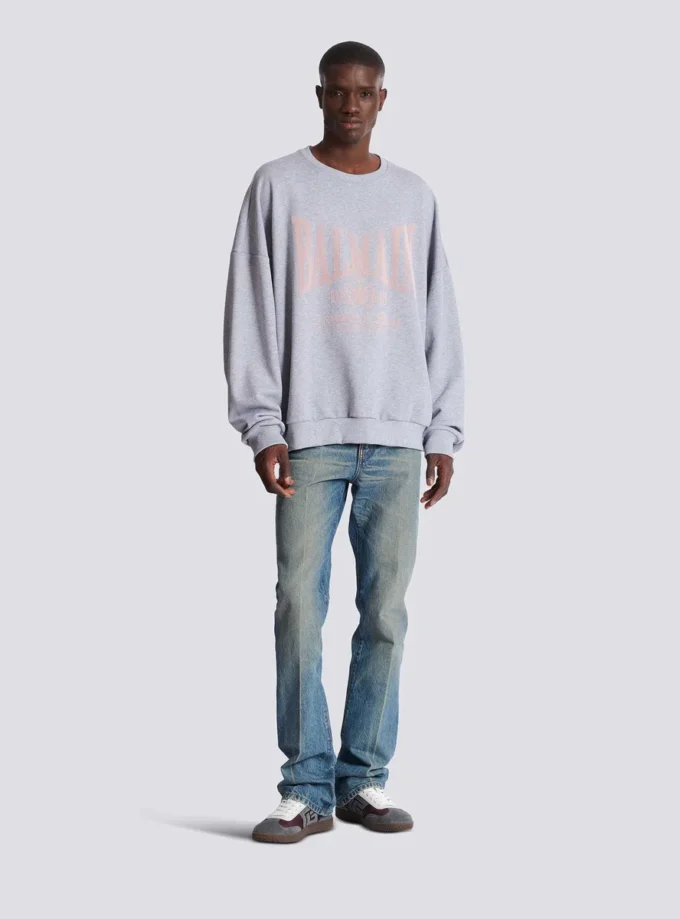 Sweat-shirt en coton imprimé Sweat-shirt en coton imprimé