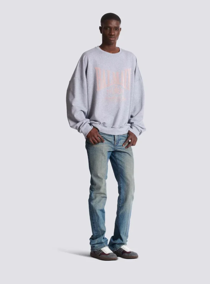 Sweat-shirt en coton imprimé Sweat-shirt en coton imprimé