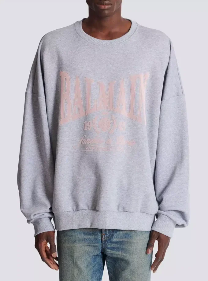 Sweat-shirt en coton imprimé Sweat-shirt en coton imprimé