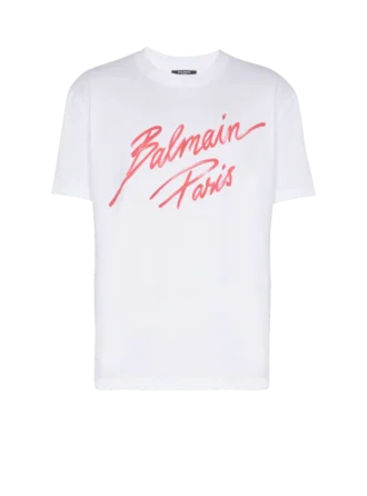 T-shirt avec imprimé Balmain Lipstick