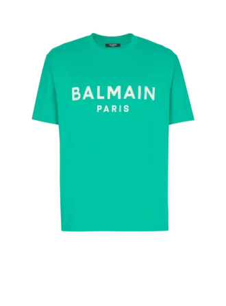 T-shirt avec imprimé Balmain Paris
