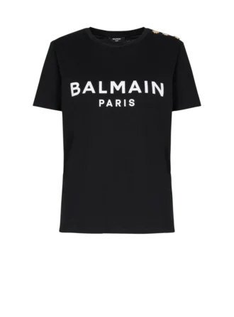 T-shirt avec imprimé Balmain Paris T-shirt avec imprimé Balmain Paris
