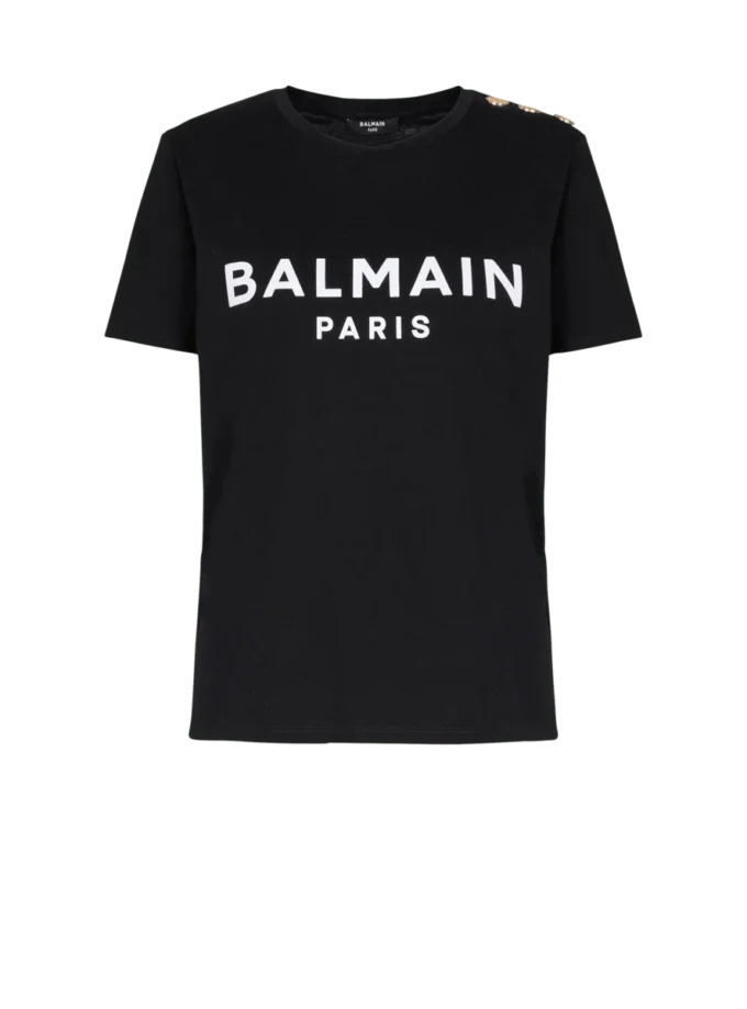 T-shirt avec imprimé Balmain Paris T-shirt avec imprimé Balmain Paris