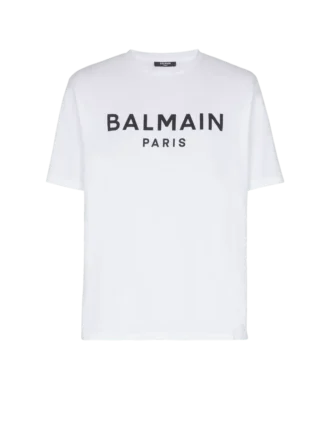 T-shirt avec imprimé Balmain Paris