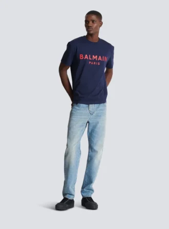 T-shirt avec imprimé Balmain Paris
