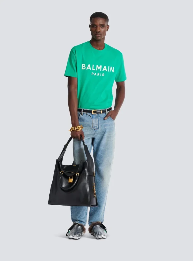 T-shirt avec imprimé Balmain Paris T-shirt avec imprimé Balmain Paris