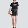 T-shirt avec imprimé Balmain Paris T-shirt avec imprimé Balmain Paris