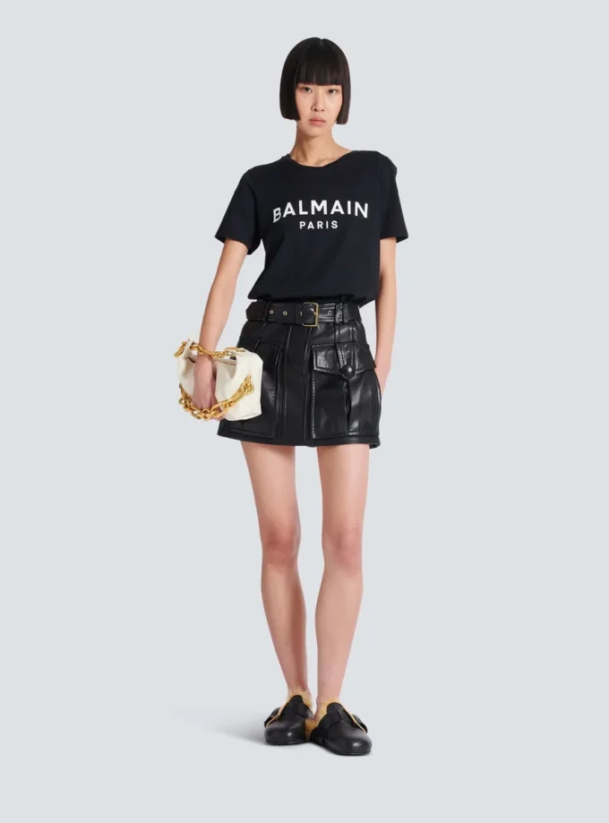 T-shirt avec imprimé Balmain Paris T-shirt avec imprimé Balmain Paris