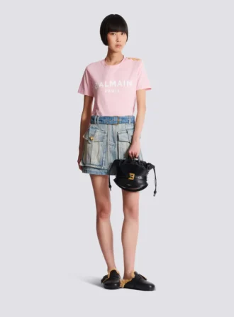T-shirt avec imprimé Balmain Paris T-shirt avec imprimé Balmain Paris