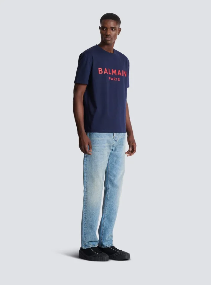 T-shirt avec imprimé Balmain Paris T-shirt avec imprimé Balmain Paris