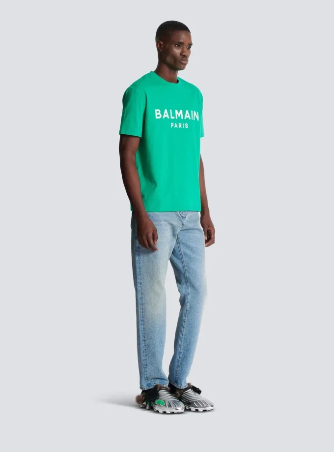 T-shirt avec imprimé Balmain Paris T-shirt avec imprimé Balmain Paris