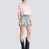 T-shirt avec imprimé Balmain Paris T-shirt avec imprimé Balmain Paris