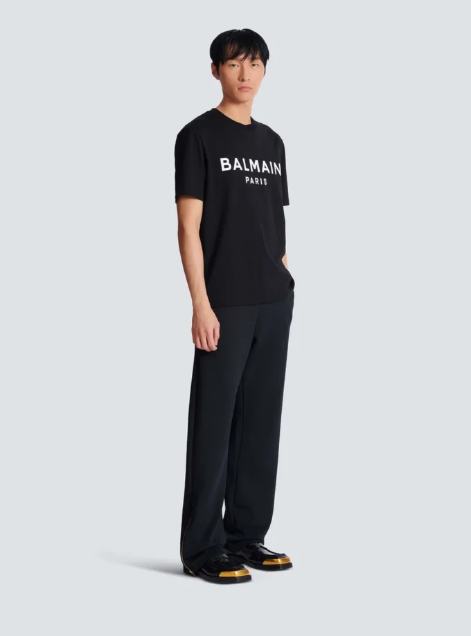T-shirt avec imprimé Balmain Paris T-shirt avec imprimé Balmain Paris