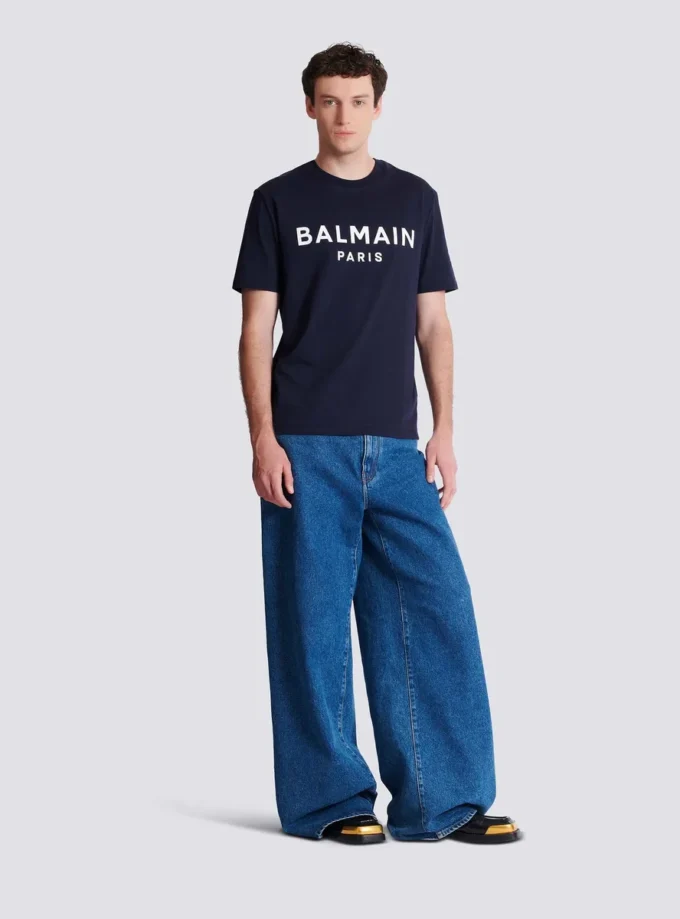 T-shirt avec imprimé Balmain Paris T-shirt avec imprimé Balmain Paris