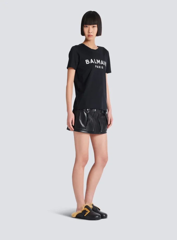 T-shirt avec imprimé Balmain Paris T-shirt avec imprimé Balmain Paris