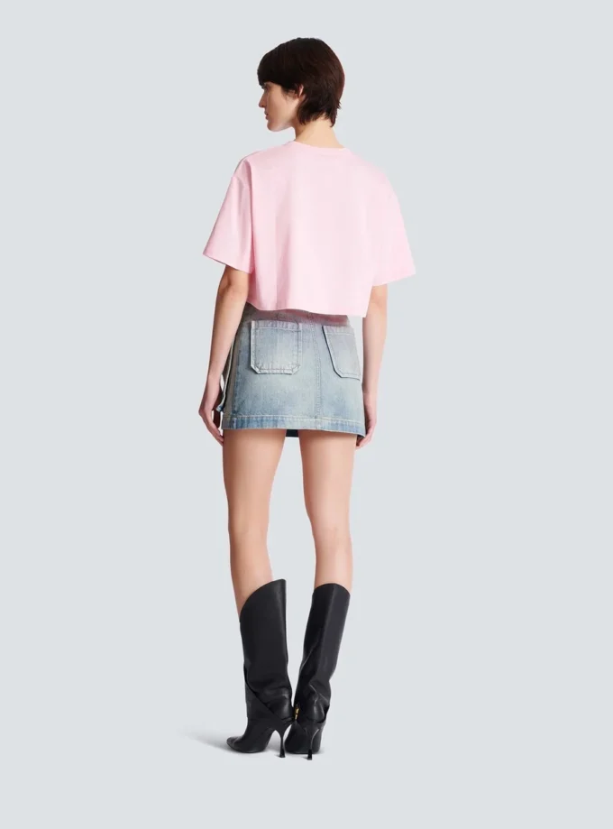 T-shirt avec imprimé Balmain Paris T-shirt avec imprimé Balmain Paris
