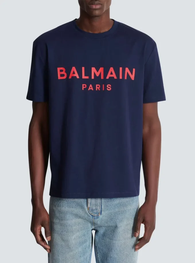 T-shirt avec imprimé Balmain Paris T-shirt avec imprimé Balmain Paris