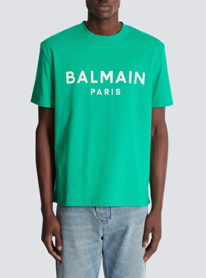 T-shirt avec imprimé Balmain Paris T-shirt avec imprimé Balmain Paris