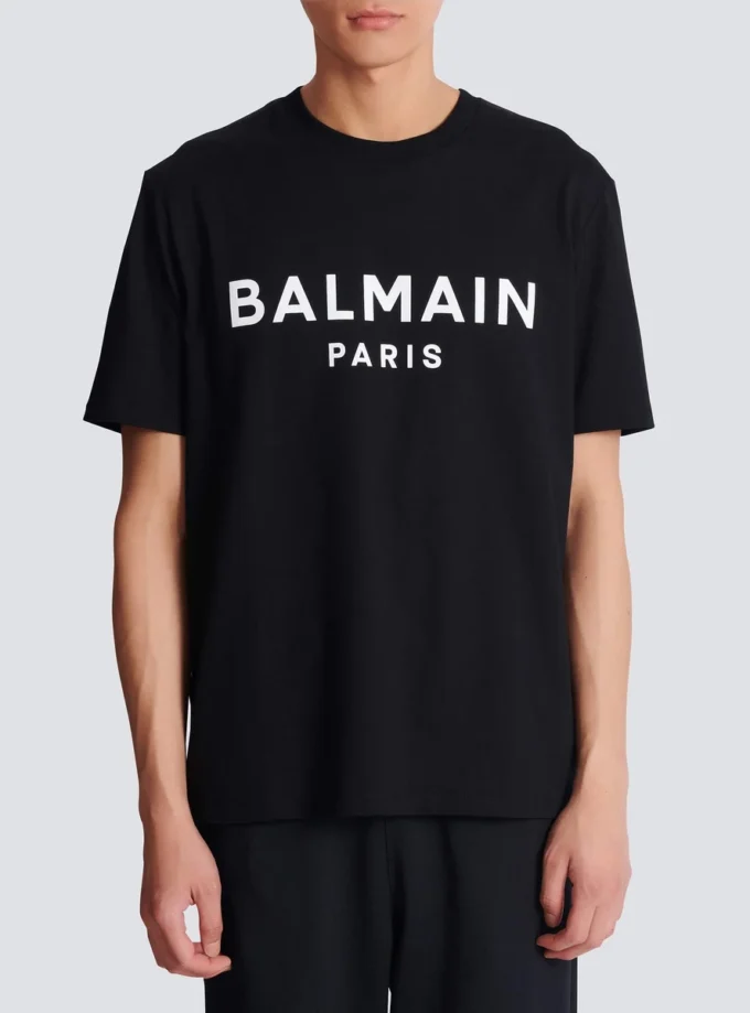 T-shirt avec imprimé Balmain Paris T-shirt avec imprimé Balmain Paris