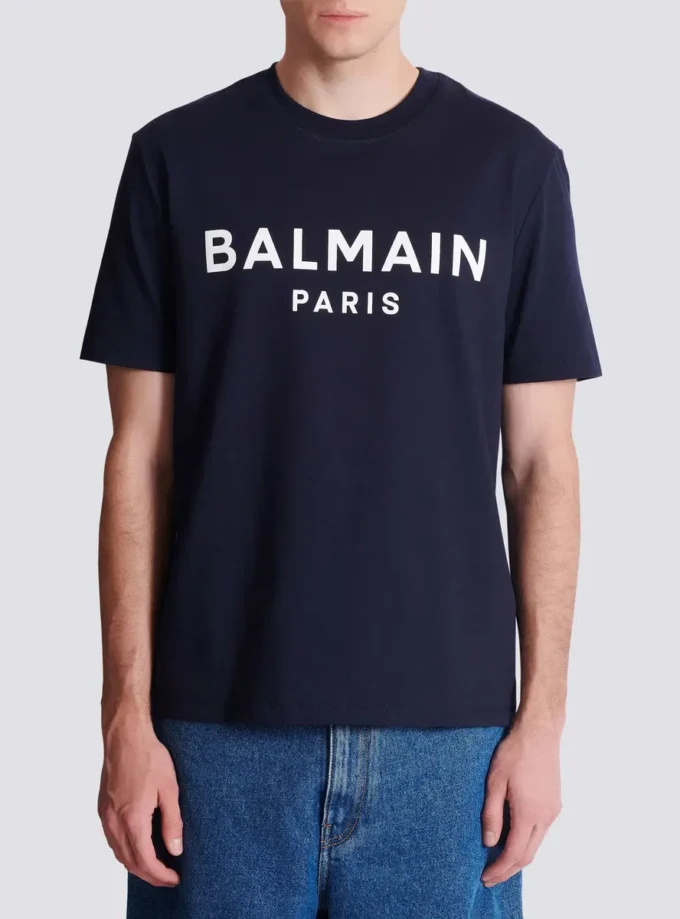 T-shirt avec imprimé Balmain Paris T-shirt avec imprimé Balmain Paris