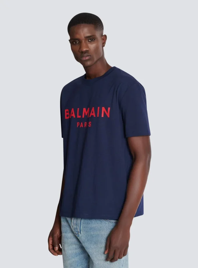 T-shirt avec imprimé Balmain Paris T-shirt avec imprimé Balmain Paris