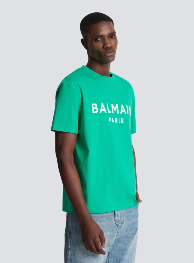 T-shirt avec imprimé Balmain Paris T-shirt avec imprimé Balmain Paris