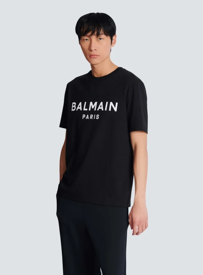 T-shirt avec imprimé Balmain Paris T-shirt avec imprimé Balmain Paris